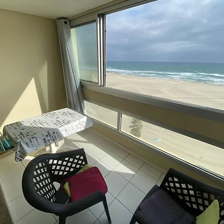 Apartment Deux-pieces Face Avec Loggia A Canet-plage - Fr-1-750-68 *